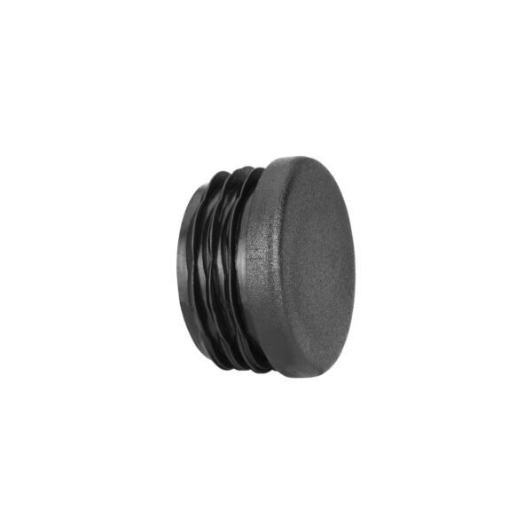 Round Tube Plastic Plugs - Inner with Ribs