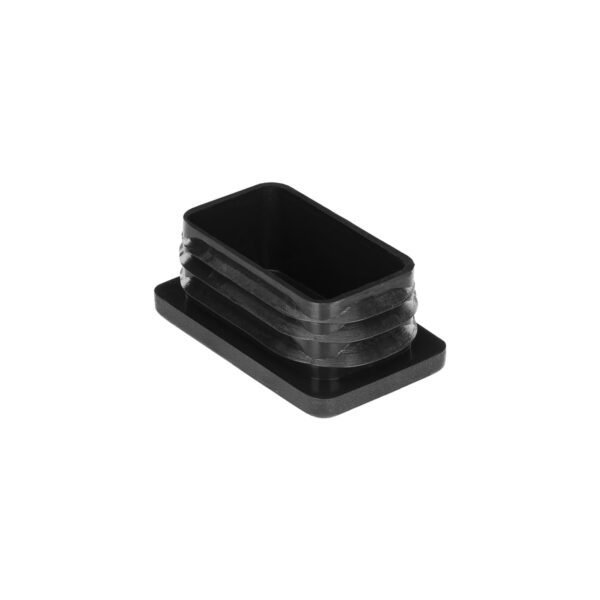 Rectangular Tube Plastic Plugs - Inner with Ribs