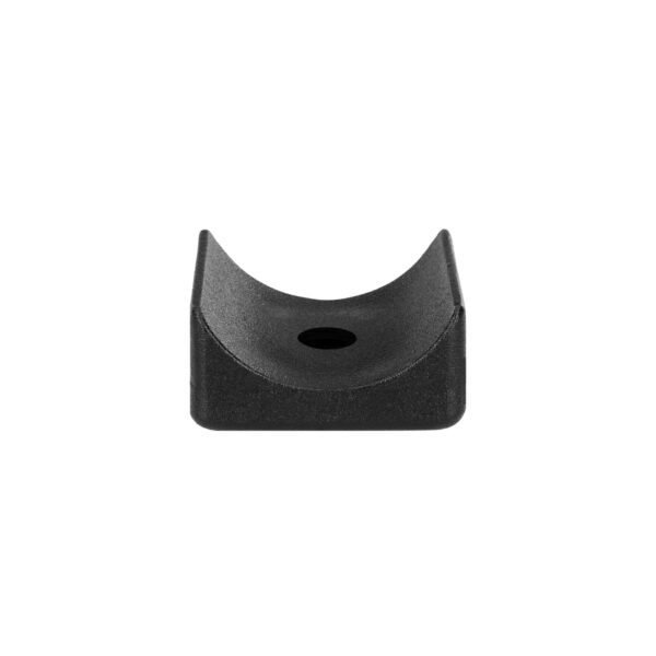 Round Tube Saddle Feet Base - One Hole (With Felt Pad Slot)