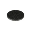 Round foam furniture pads, top view