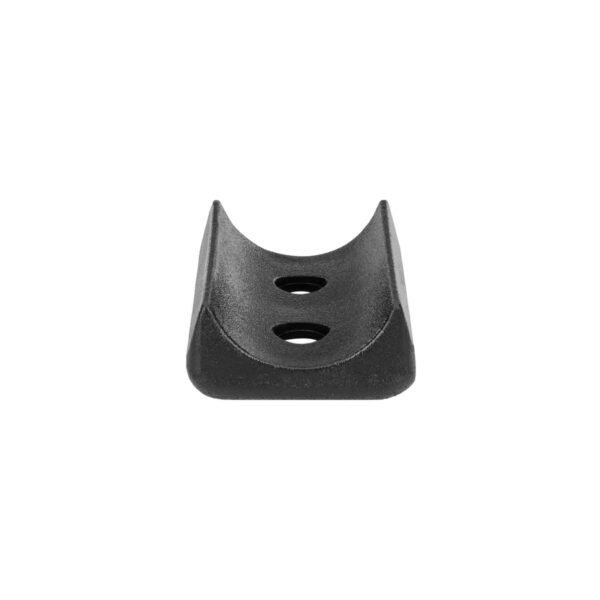 Round Tube Saddle Feet Base - Two Holes (With Felt Pad Slot)