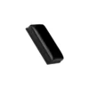 Rectangular non-slip self-adhesive furniture glides, angled view