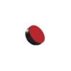 Round self-adhesive furniture glides, angled view