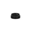 Round self-adhesive furniture glides, side view