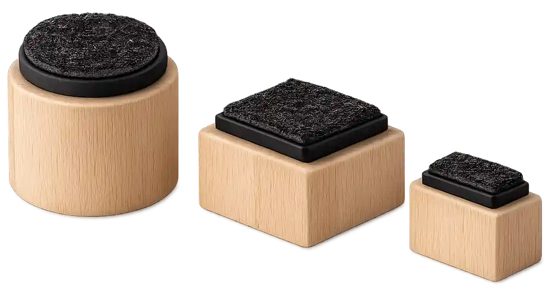 Furniture glides and slides for hardwood floors, vinyl and carpet