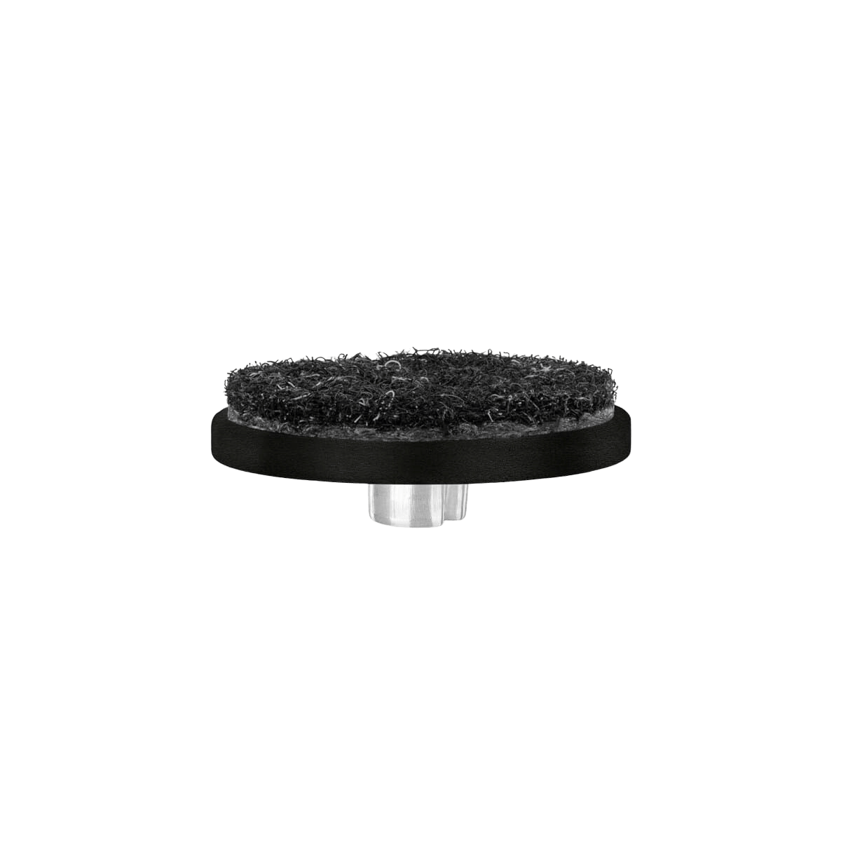 Lineup of round, square, and rectangular furniture glides with black PA6 fiber faces for smooth hard floors
