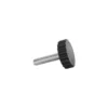 Low-profile adjustable leveling feet, top view