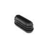 Domed oval tube plugs, angled view