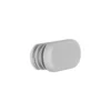Oval tube plugs, side view