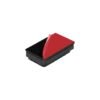 Rectangular self-adhesive furniture glides, peel-and-stick backing