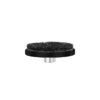 Round nail-on furniture glides, side view