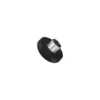 Round non-slip nail-on furniture glides, angled view