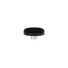 Round non-slip nail-on furniture glides, side view