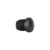 Domed head round tube plugs, side view