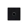 Square nail-on furniture glides, underside view