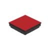 Square self-adhesive furniture glides, adhesive backing