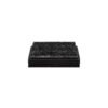 Square self-adhesive furniture glides, side view