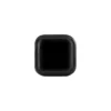 Square end caps, top view