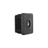 Stainless steel square threaded inserts, side view