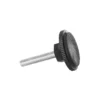 Standard base adjustable leveling feet, top view