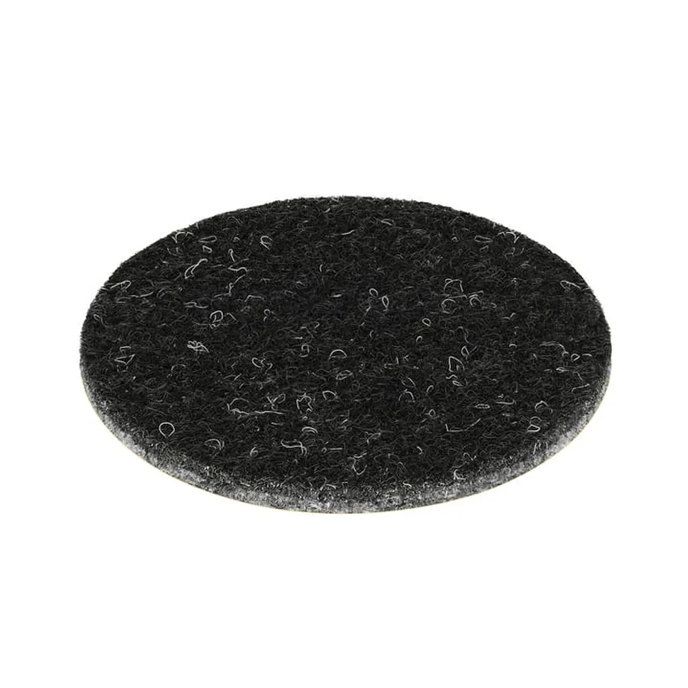 Round nail-on furniture slide — smooth ABS face for carpet and rough floors