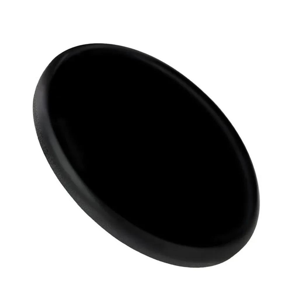 Round nail-on furniture glide — PA6 fiber on a rigid ABS platform