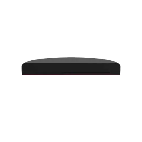 Self-adhesive furniture slide, assembled side profile