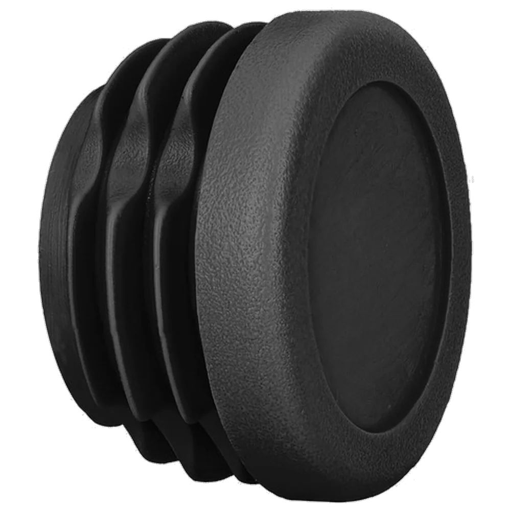 tube plug inner round 28mm slot felt black v1