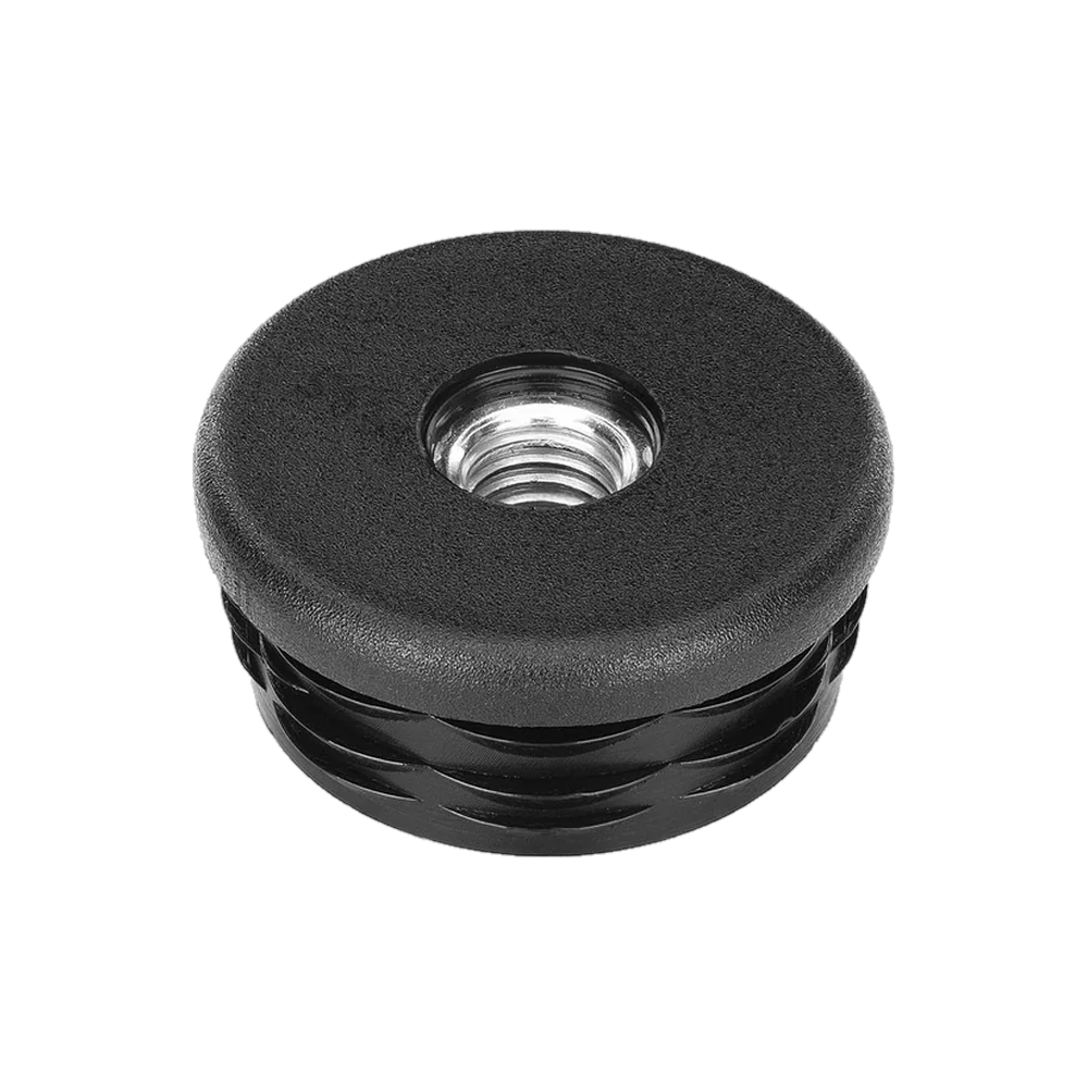 tube threaded insert round 40mm m10 black v1