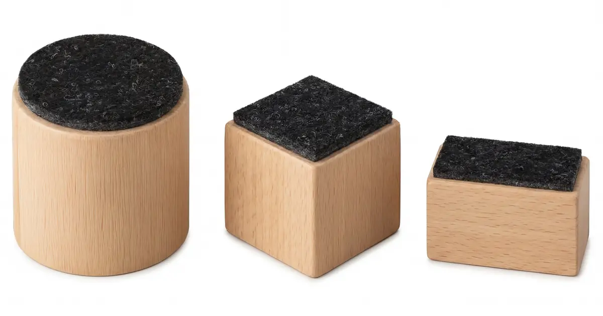 how to measure furniture legs for pads